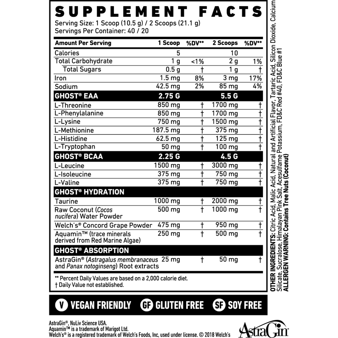 Ghost Amino V2, 30 Servings - Image 2 of 2