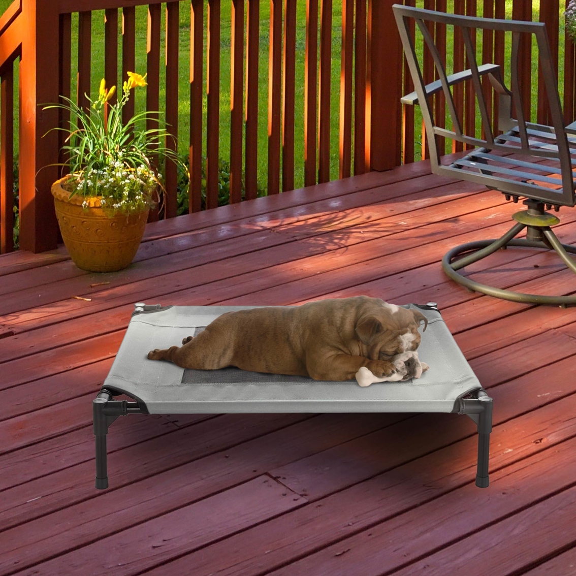 Petmaker Elevated Pet Bed with Non Slip Feet - Image 2 of 7