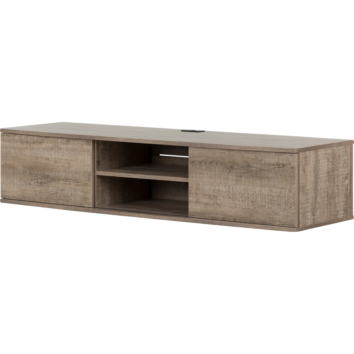South Shore Agora 56 in. Wall Mounted Media Console - Image 2 of 7