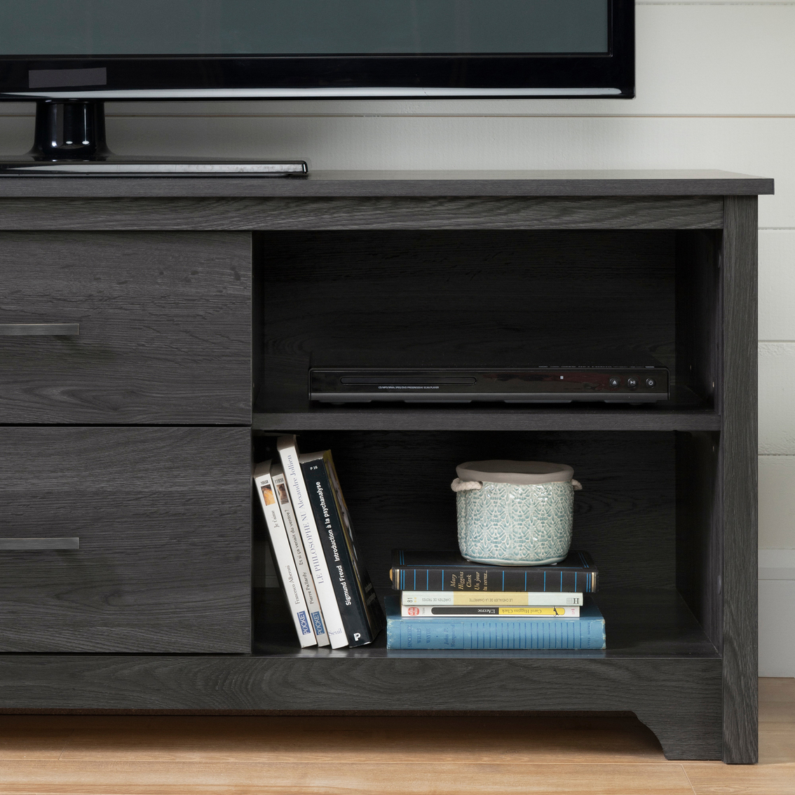 South Shore Fusion TV Stand with Drawers - Image 4 of 8
