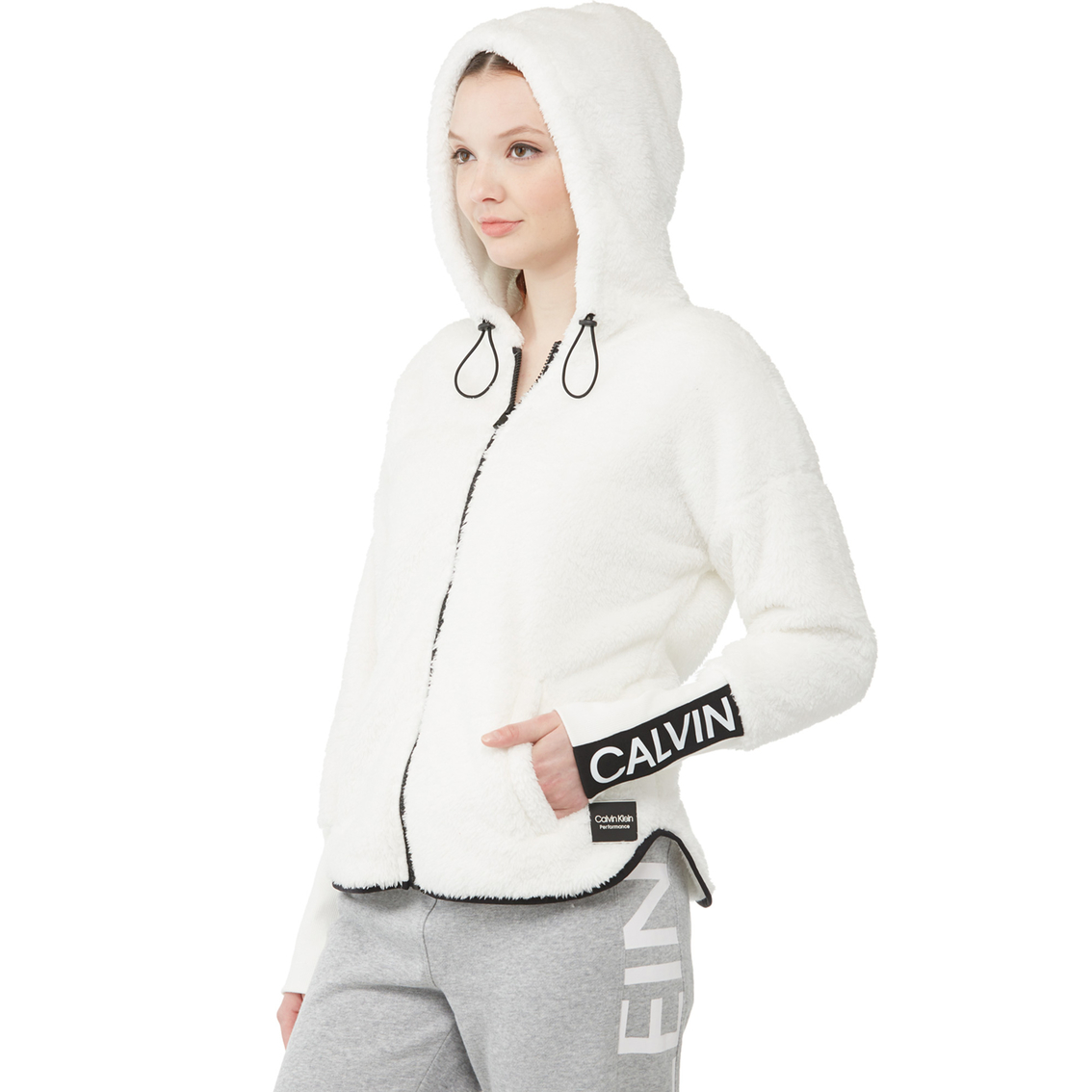 Calvin Klein Performance Logo Tape Drop Shoulder Zip Front Jacket | Jackets  | Mother's Day Shop | Shop The Exchange