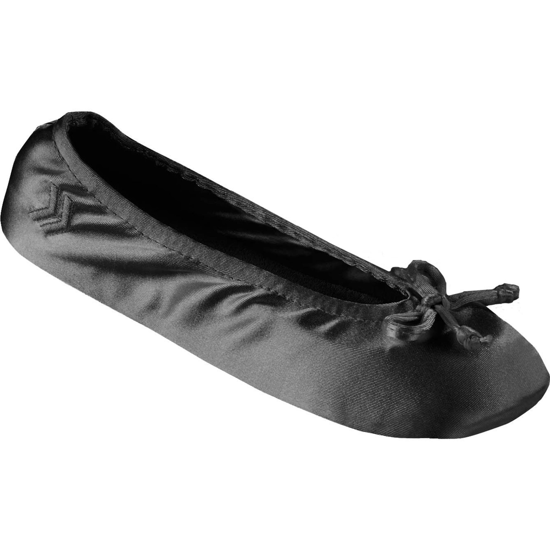 Isotoner Classic Satin Ballerina Slippers | Slippers | Shoes | Shop The ...