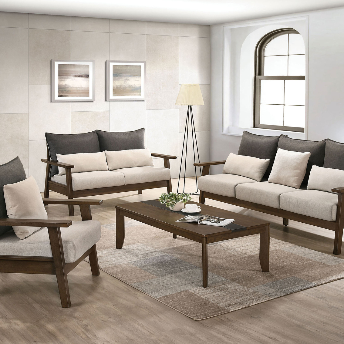 Furniture of America Louis Sofa - Image 2 of 2