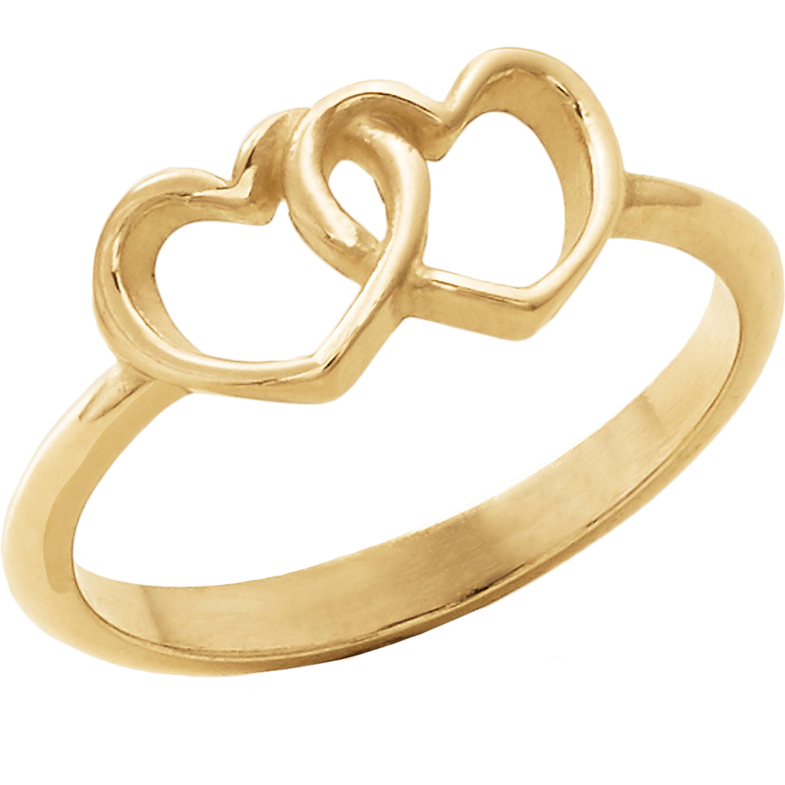 James Avery 14K Yellow Gold Two Hearts Together Ring - Image 2 of 2