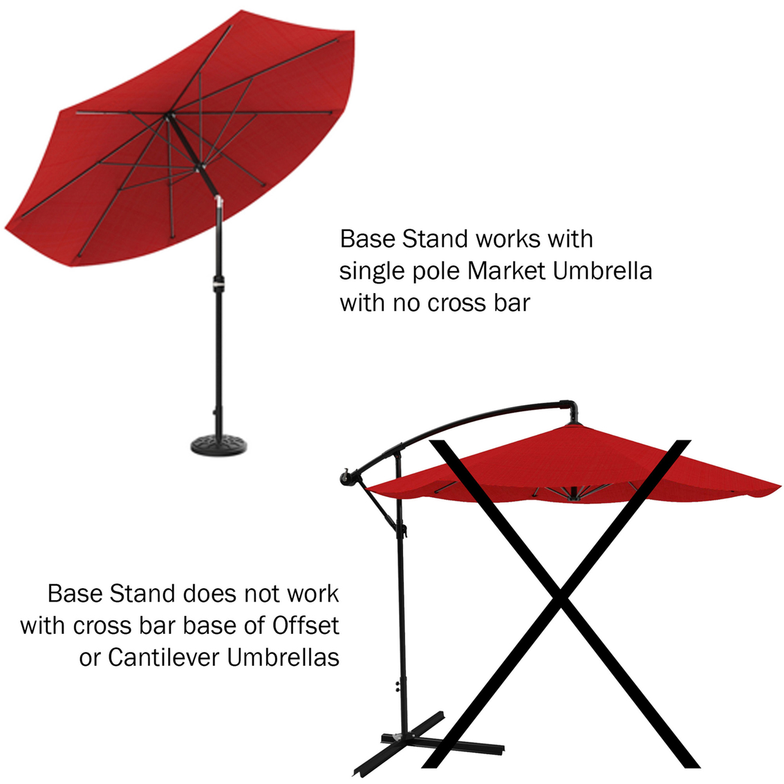 Pure Garden Patio Umbrella Base - Image 5 of 7