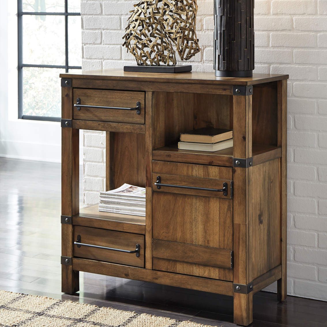 Signature Design by Ashley Roybeck Accent Cabinet - Image 4 of 5