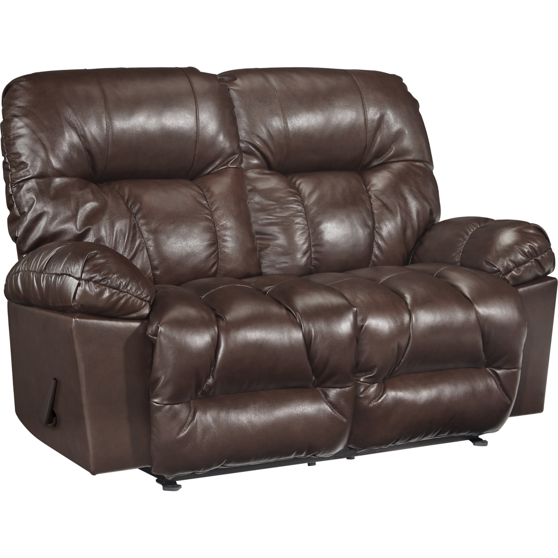 Best Home Furnishings Retreat Leather Reclining Loveseat | Sofas