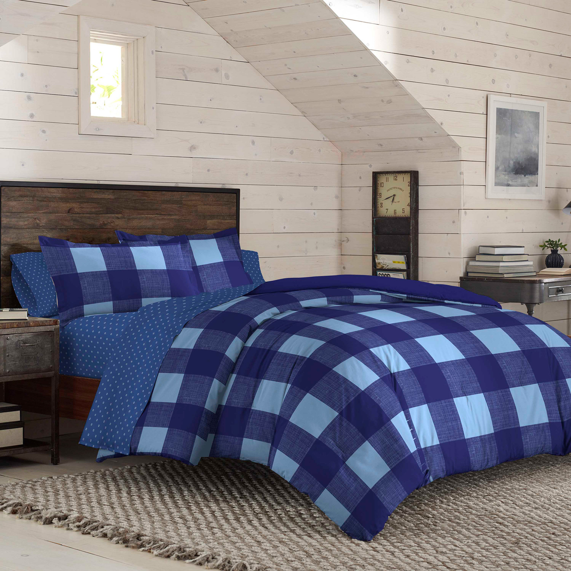 IZOD Buffalo Plaid Reversible Comforter Set