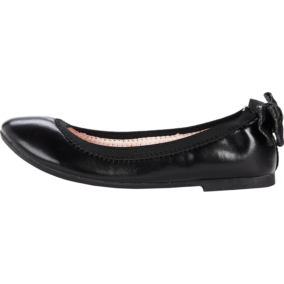 L.A. Underground Preschool Girls Classic Ballerina Flat Shoes with Back Bow - Image 2 of 4