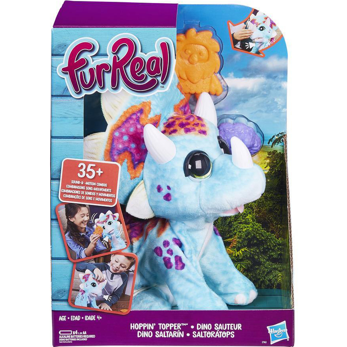 Sound-&-Motion Combination furReal Hoppin’ Topper Interactive Plush Pet Toy 35 
