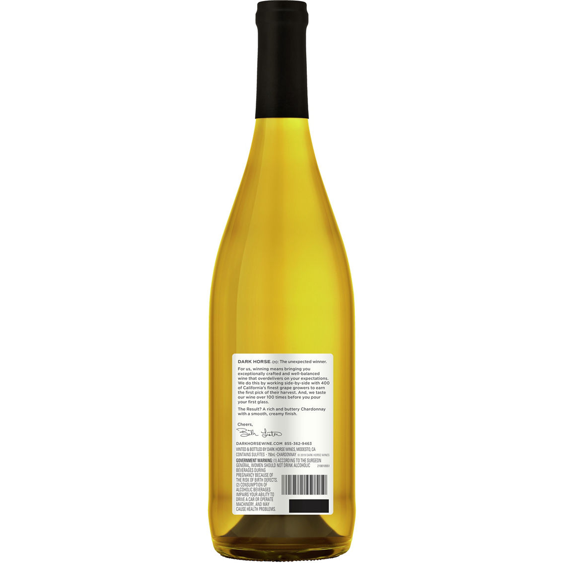 Dark Horse Buttery Chardonnay Wine, 750mL - Image 2 of 2