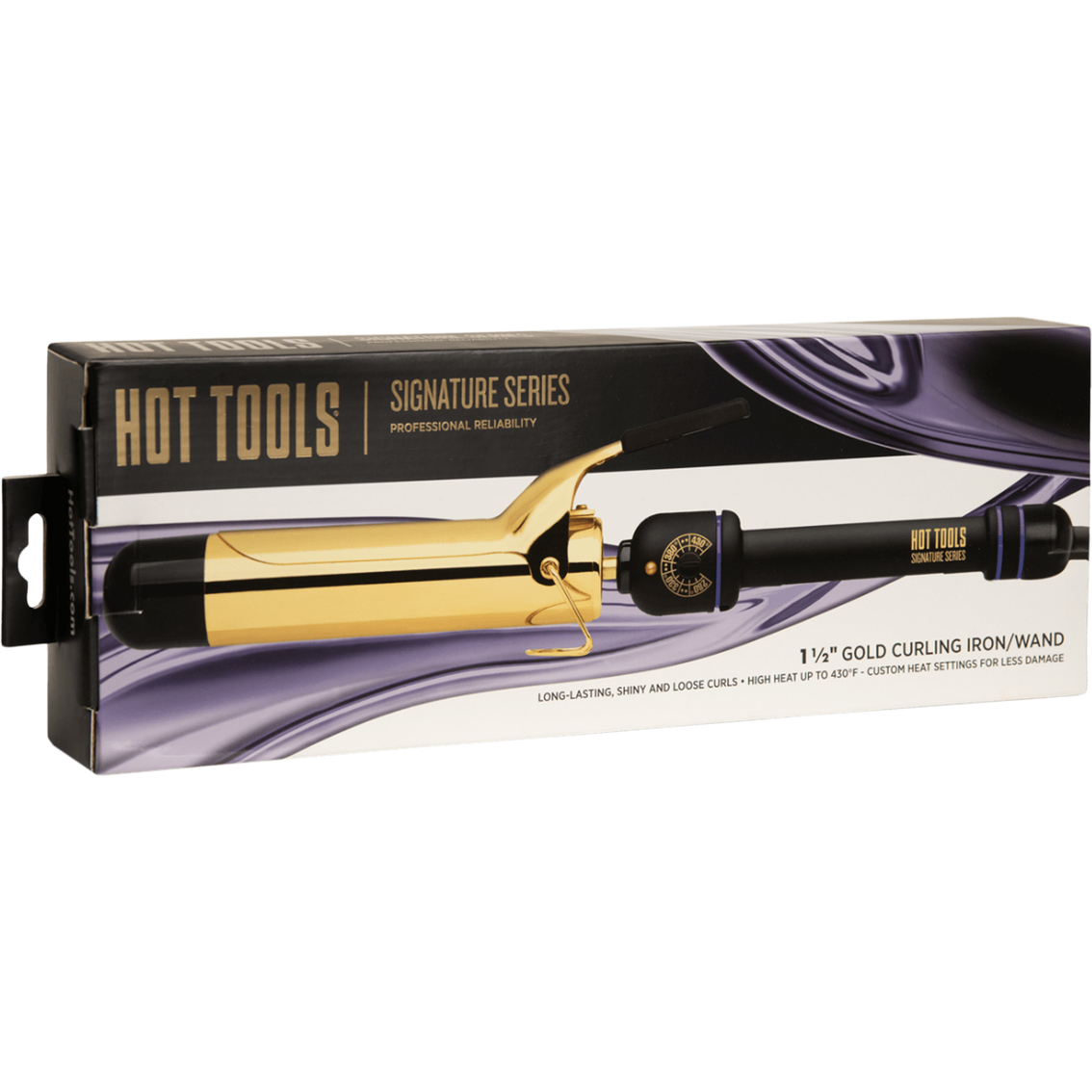 Hot Tools Signature Series 1.50 in. Gold Curling Iron Wand - Image 5 of 5