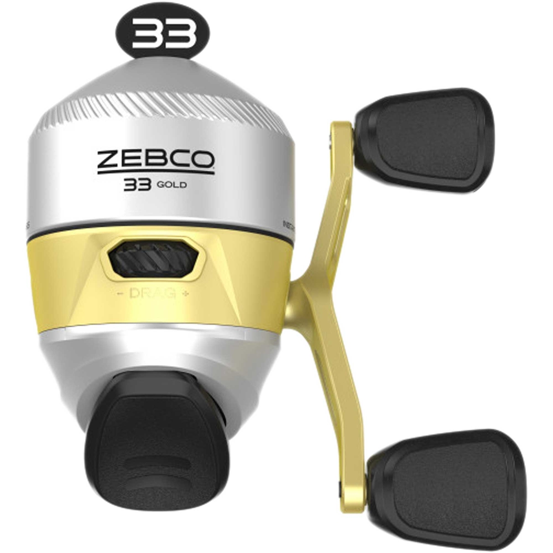 Zebco 33 Gold Spincast Reel 10#c, Freshwater Rods & Reels, Sports &  Outdoors