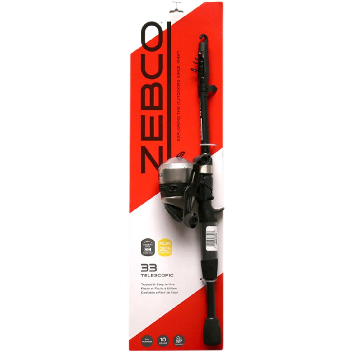 Zebco Telecast Fishing Rod and Reel - Image 8 of 8