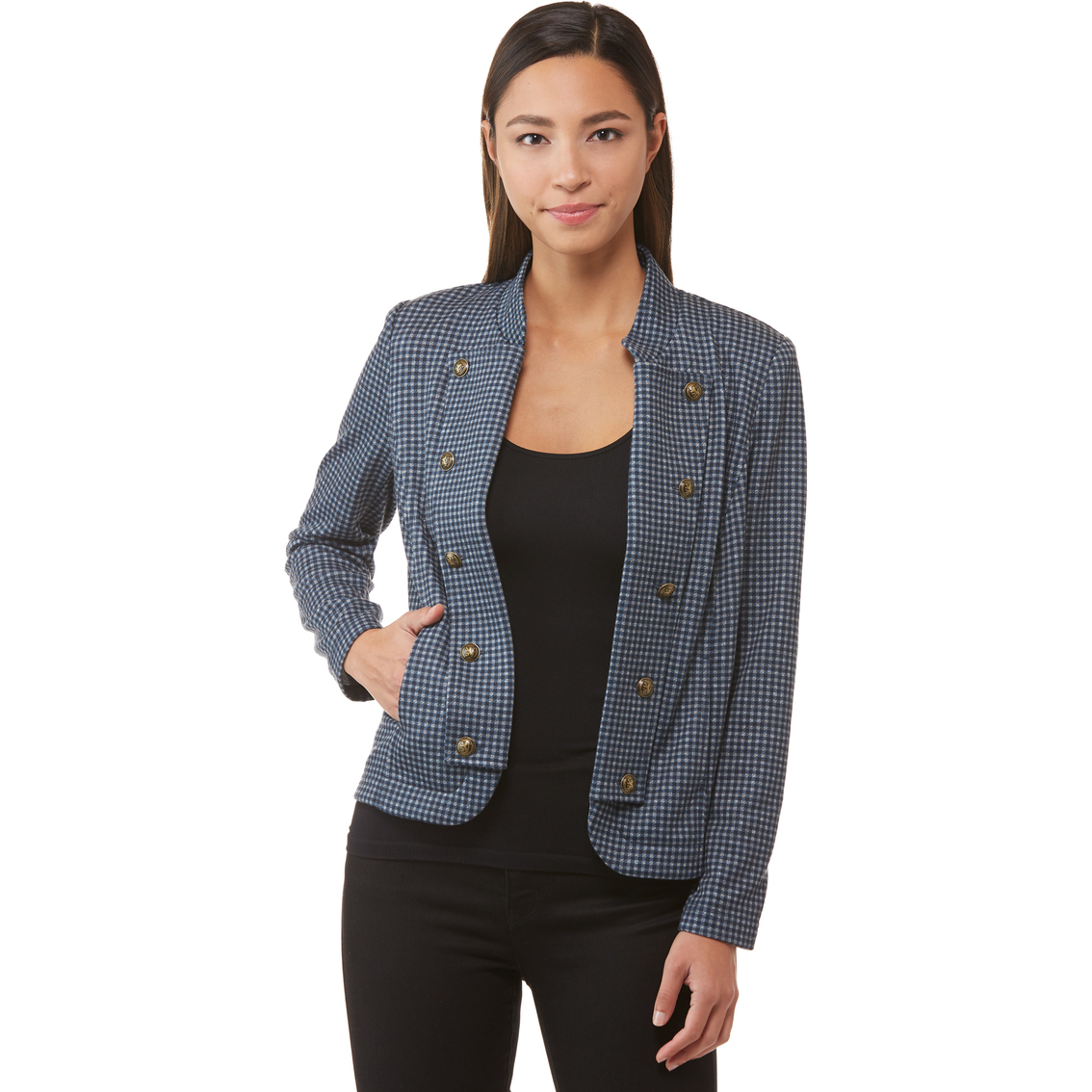 Hilfiger Gingham Band Jacket | Jackets | Clothing & Accessories | Shop The Exchange