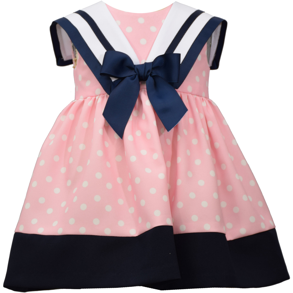 Bonnie Jean Infant Girls Nautical Collar Dress | Baby Girl 0-24 Months ...
