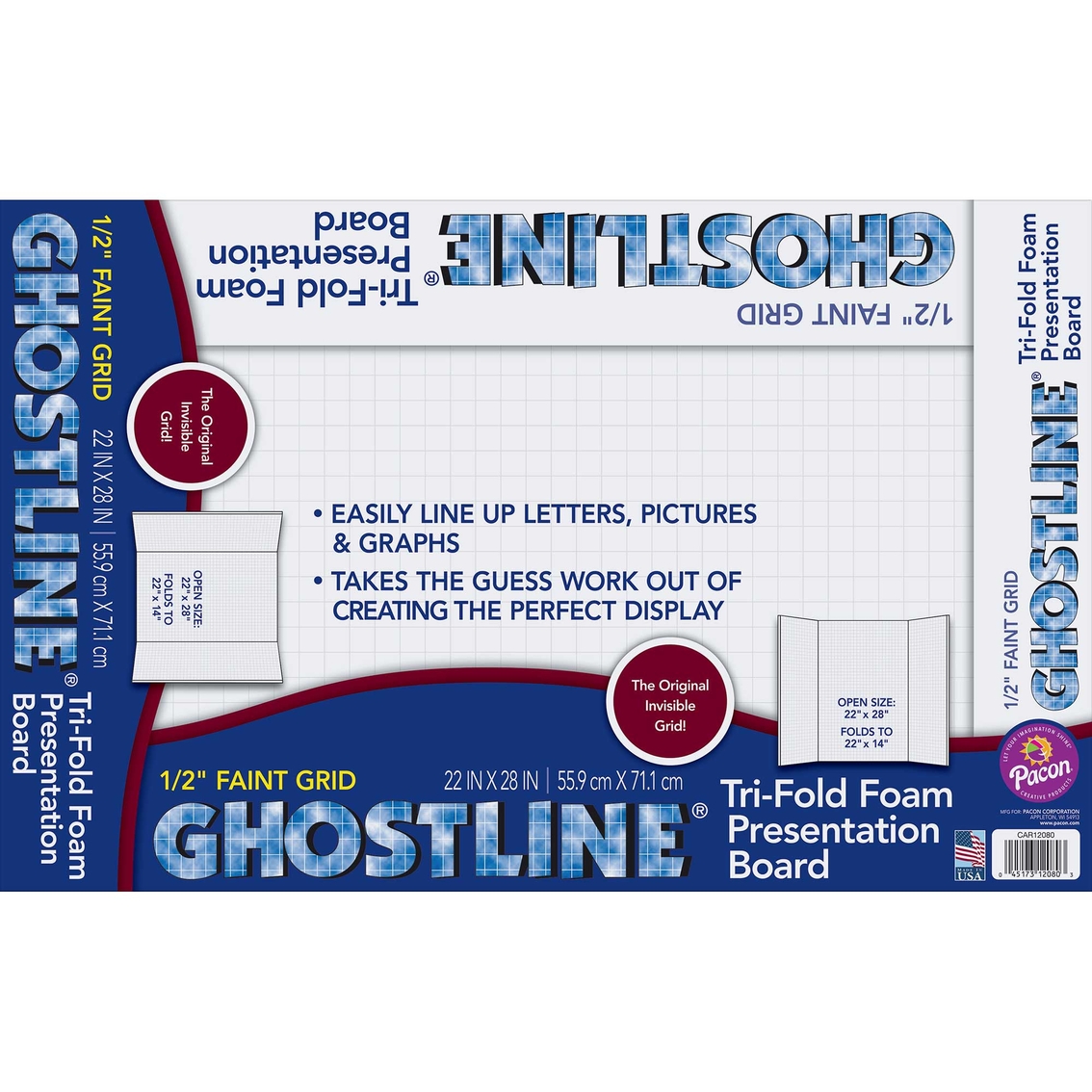 Ghostline Foam Board, Tri-Fold