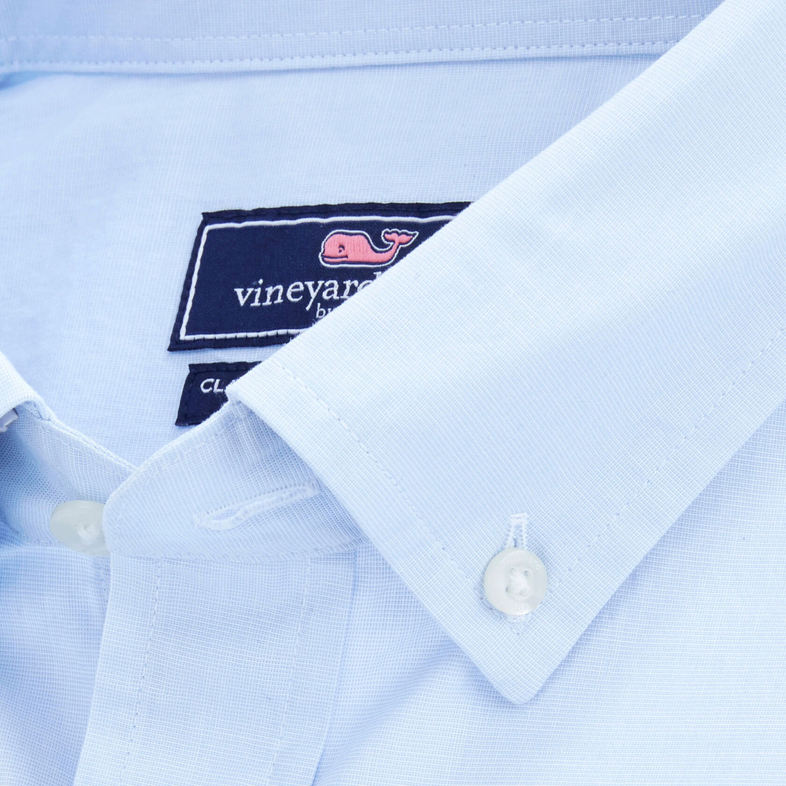 Vineyard Vines Classic Fit End On End Stretch Murray Shirt - Image 2 of 2