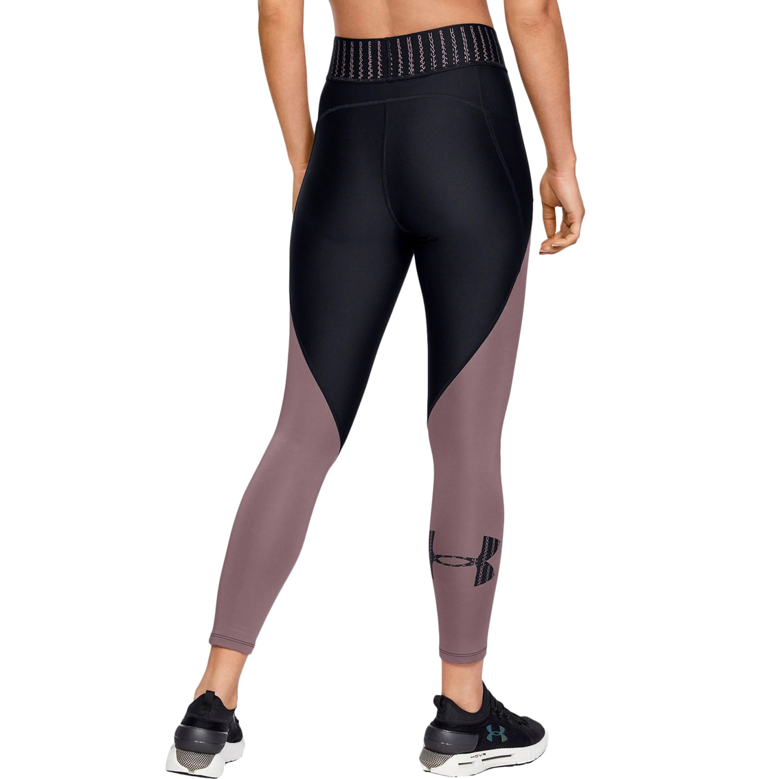 Under Armour Heatgear Armour Color Block Graphic Ankle Crop, Pants, Clothing & Accessories