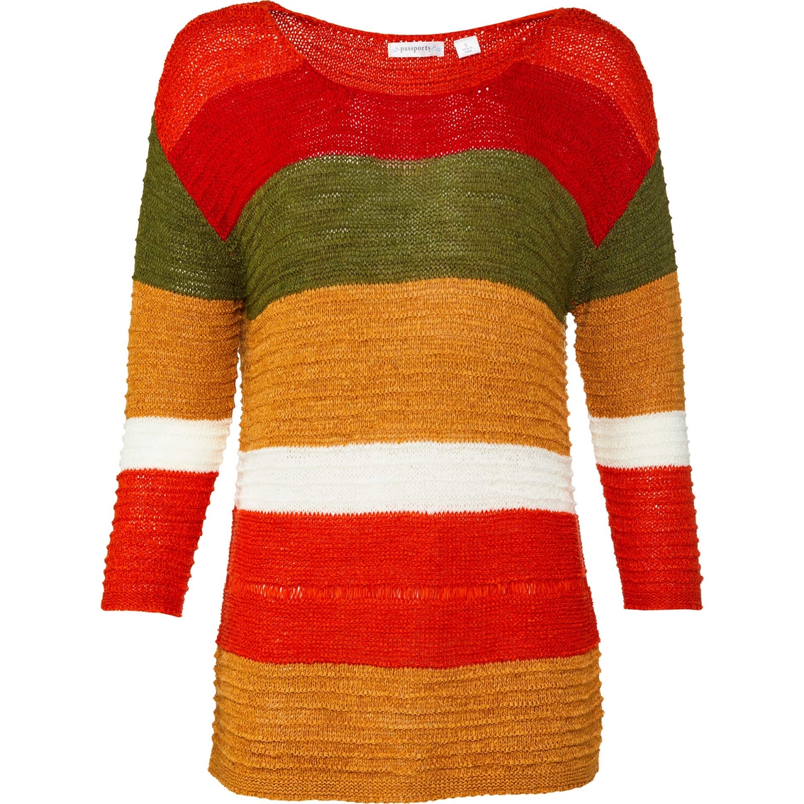 Passports Stripe Tape Yarn Sweater | Sweaters | Mother's Day Shop ...