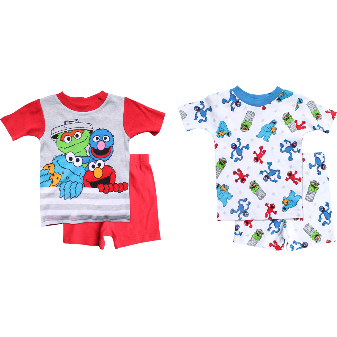 Sesame Street Infant Boys 4 Pc. Pajama Set | Baby Boy 0-24 Months ...