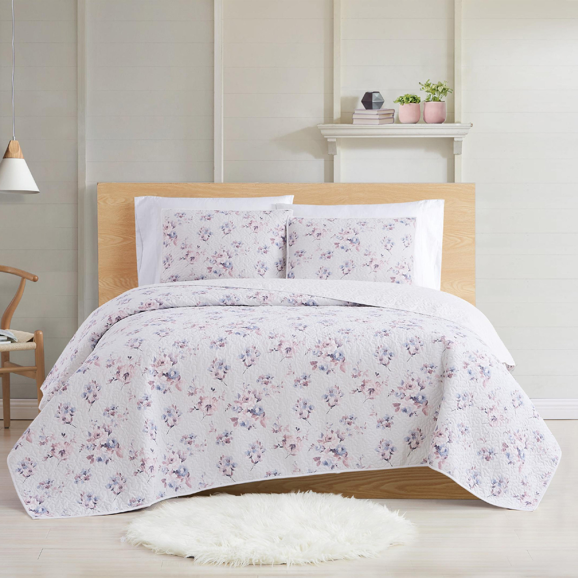 Cottage Classics Rose Dusk 3 Pc Quilt Set Bedding Sets Household Shop The Exchange