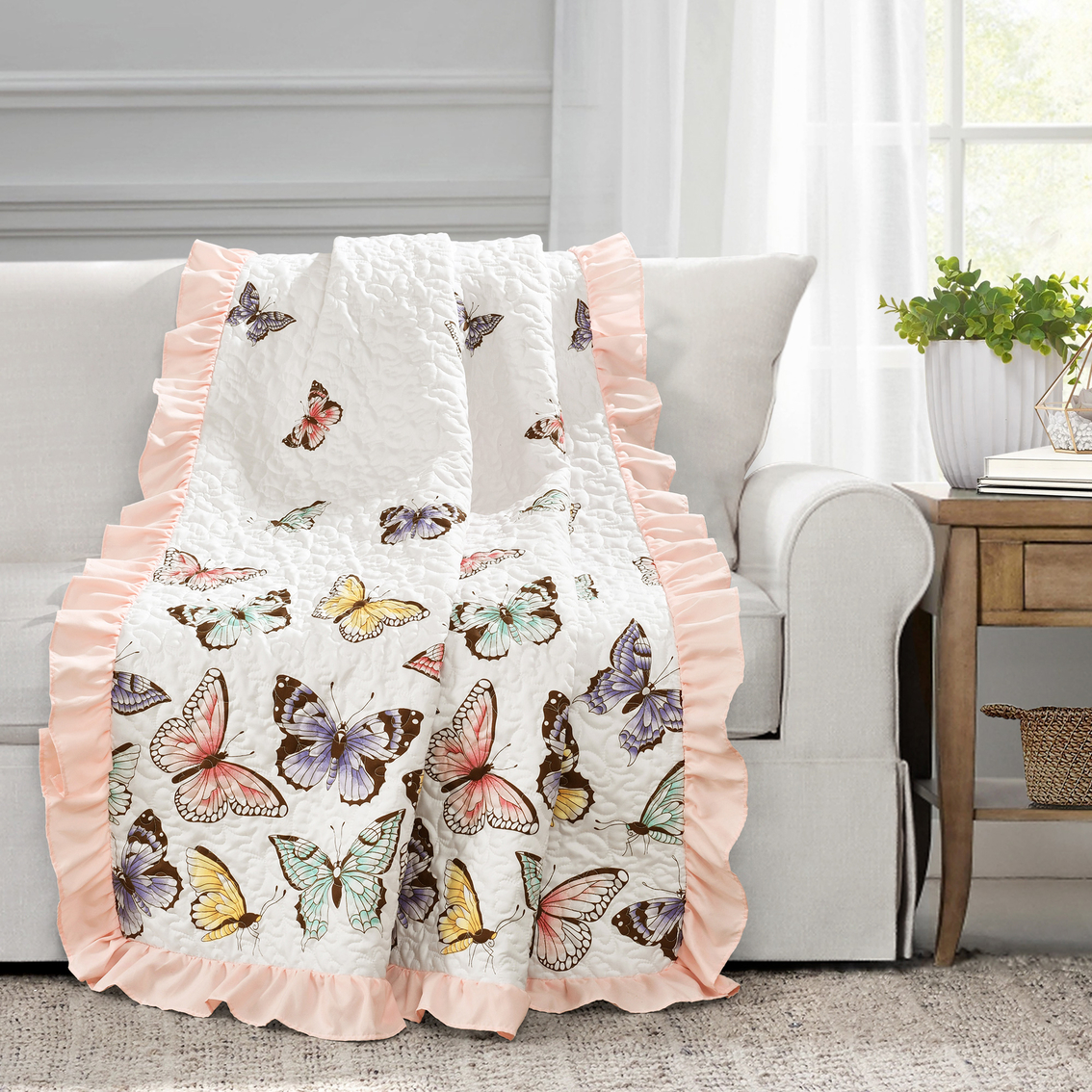 Lush Decor Flutter Butterfly Throw - Image 2 of 4