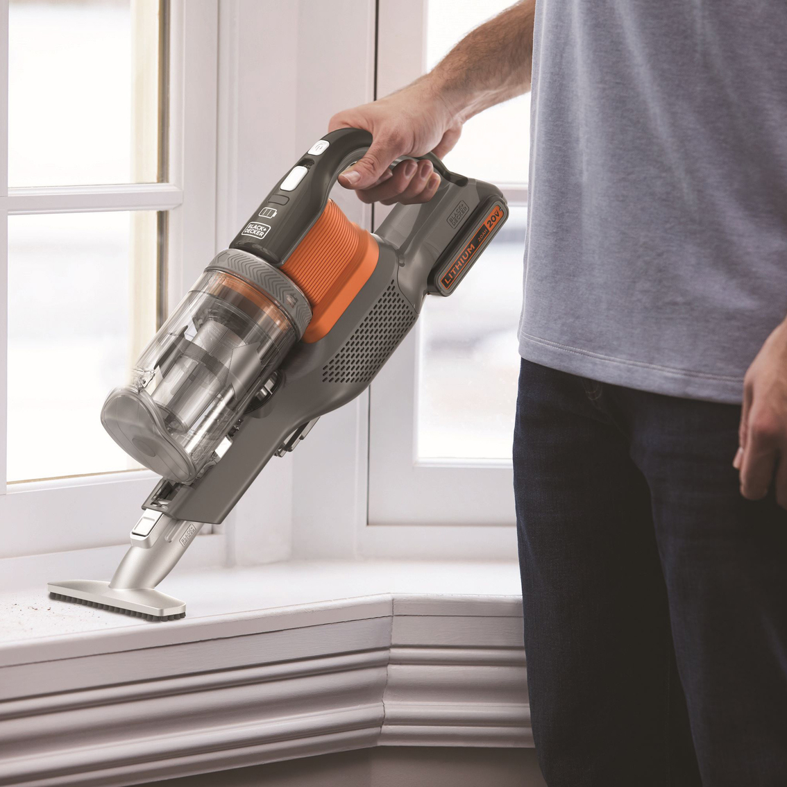 Black And Decker Powerseries Extreme 20V Max Cordless Pet Stick Vacuum