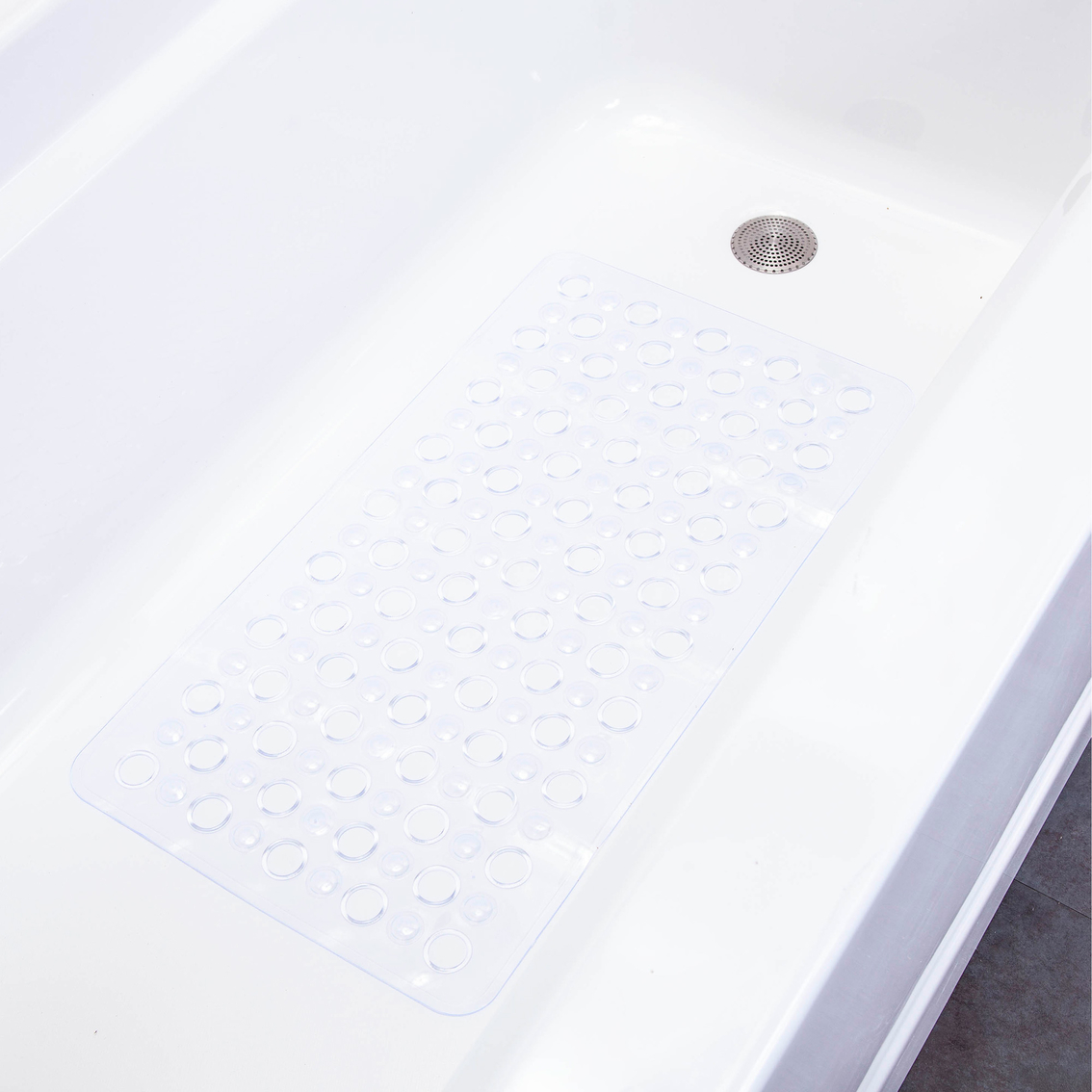 Kenney Non-Slip 14.5 x 27 in. Bath, Shower and Tub Mat with Suction Cups - Image 2 of 2