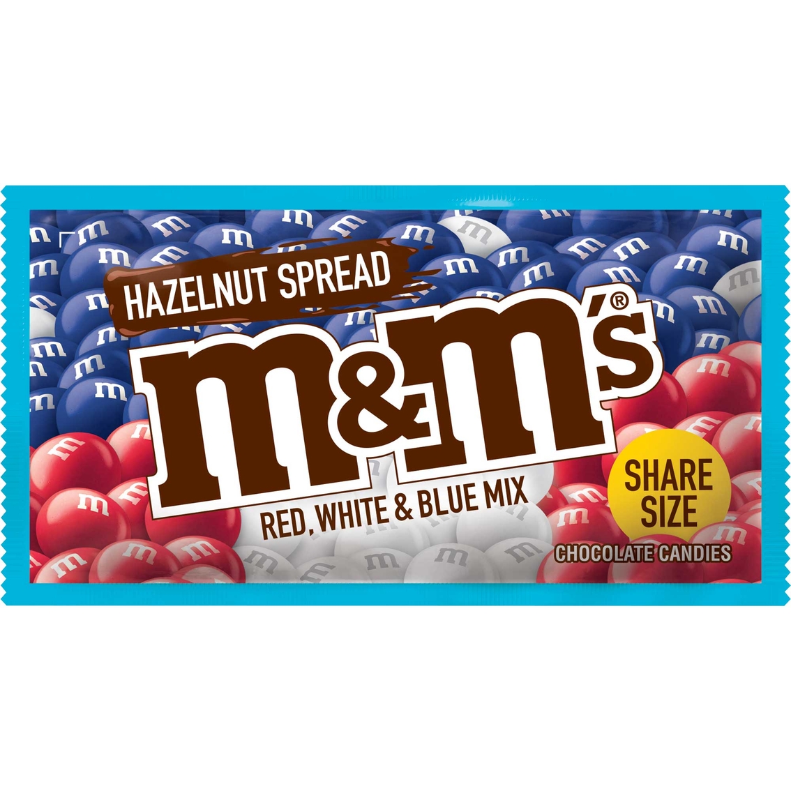 M&Ms Red White & Blue 3.14oz Bag 