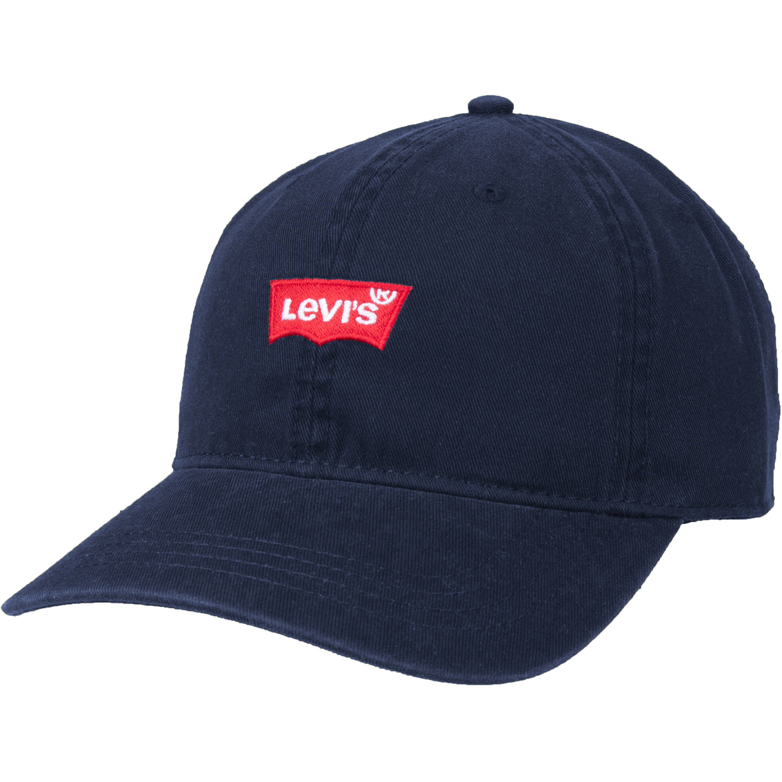 Levi's Twill Baseball Cap With Embroidered Batwing Navy | Hats & Visors ...