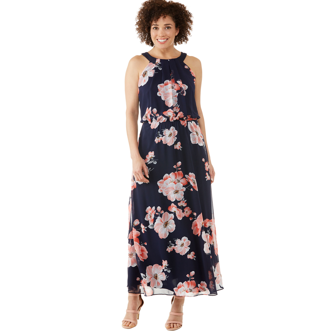 Robbie Bee Chiffon Floral Maxi Dress | Dresses | Clothing & Accessories ...