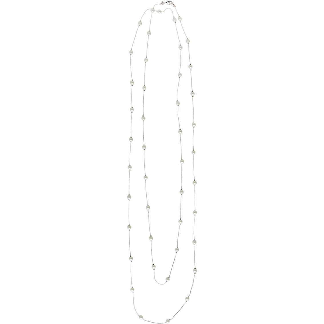 Cherish 6mm White Faux Pearl 72 in. Necklace - Image 2 of 2