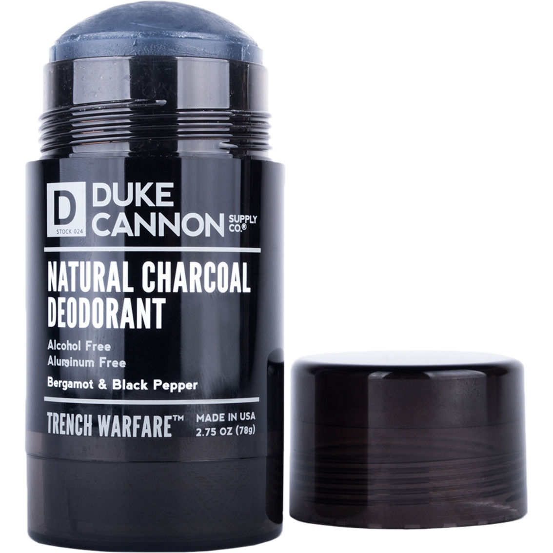 Duke Cannon Bergamot and Black Pepper Trench Warfare Natural Charcoal Deodorant - Image 1 of 3