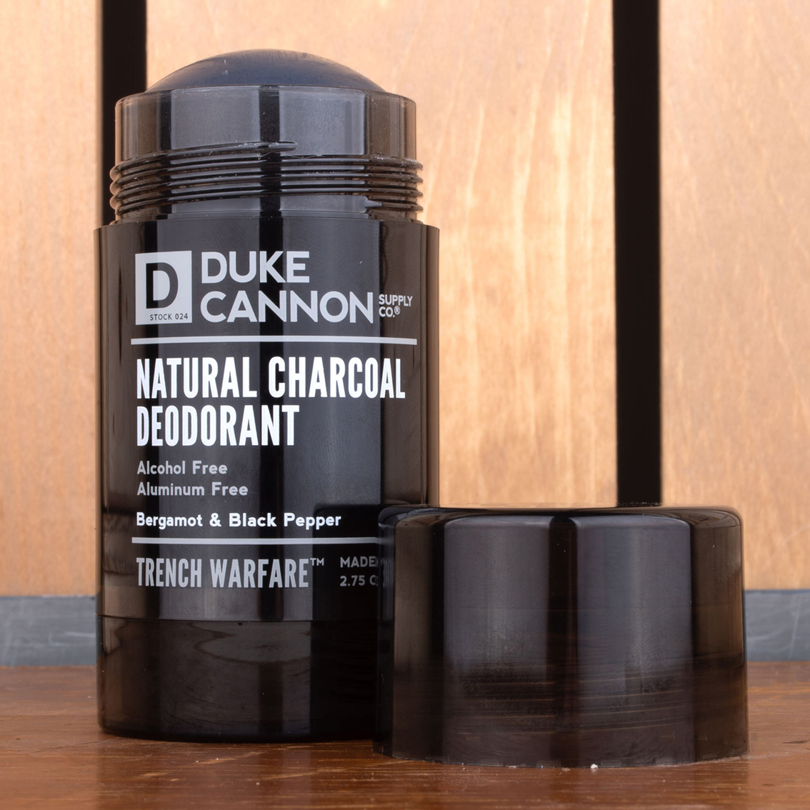 Duke Cannon Bergamot and Black Pepper Trench Warfare Natural Charcoal Deodorant - Image 3 of 3