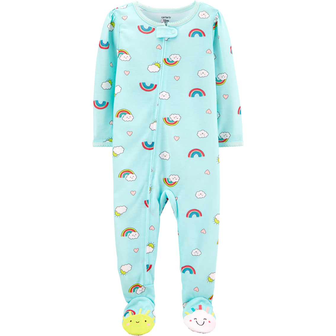 Carter's Infant Girls Rainbow Footie Pajamas | Baby Girl 0-24 Months ...