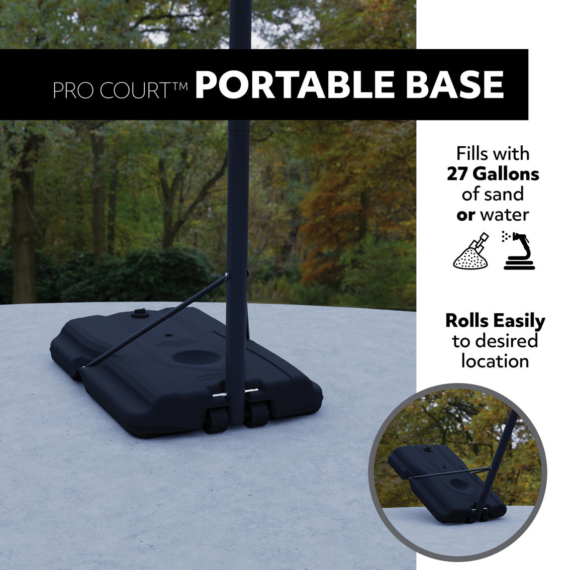 Lifetime Adjustable Portable Basketball Hoop (44 in. Polycarbonate) - Image 9 of 10