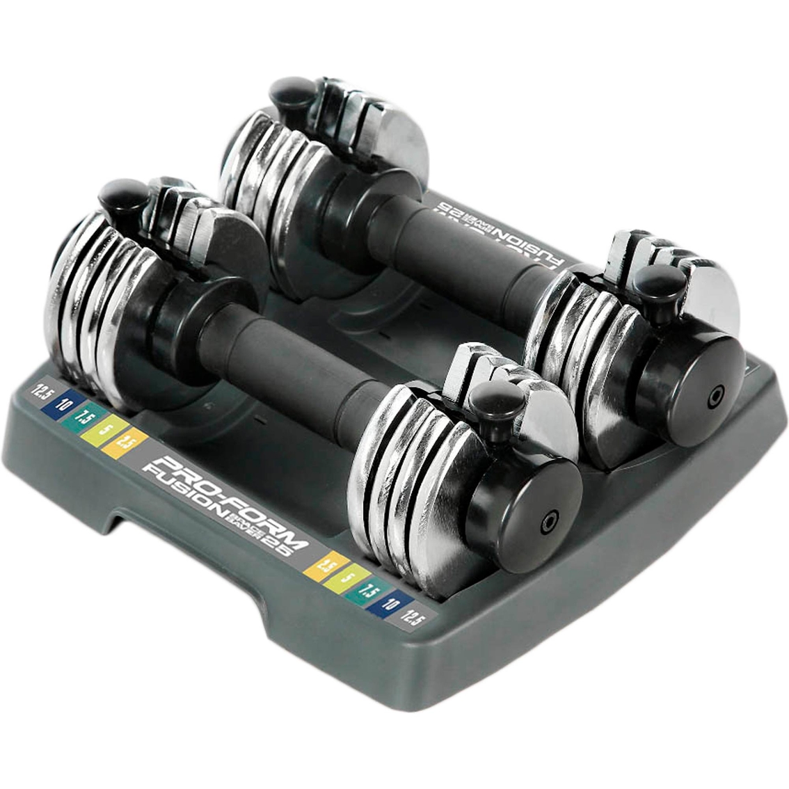 Single with Storage Tray NordicTrack 12.5 Lb Adjustable Dumbbell 