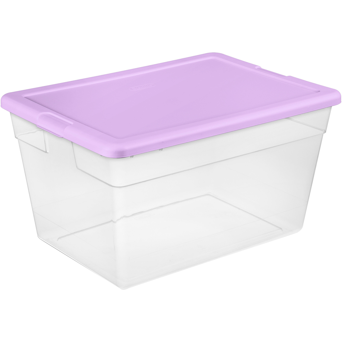 Sterilite 56 Qt. Storage Box Lilac Pixie, Plastic Bins & Drawers, Household