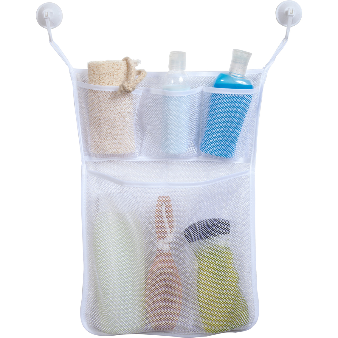 Kenney Four Pocket Hanging Mesh Suction Shower Organization Caddy - Image 2 of 2