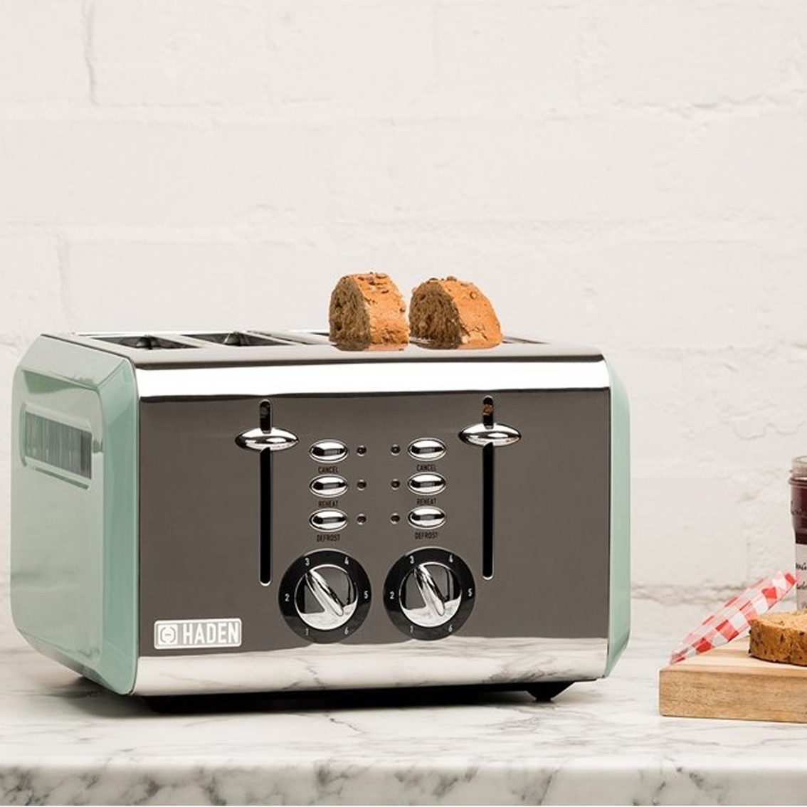 Haden Cotswold 4 Slice Stainless Steel Toaster - Image 5 of 5