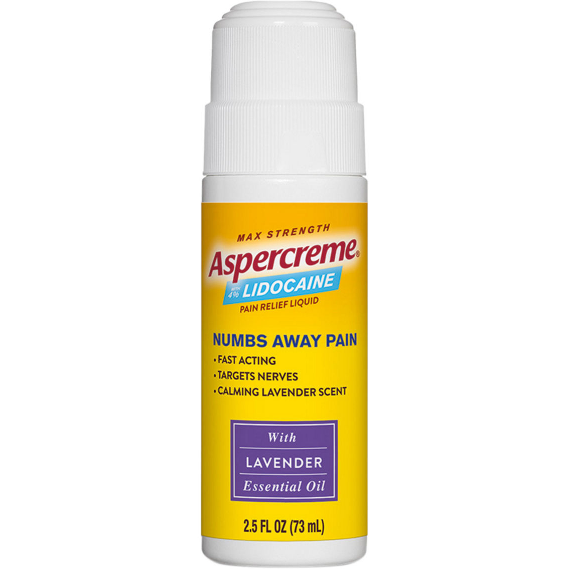 Aspercreme with Lidocaine No Mess Applicator and Lavender Essential Oils 2.5 oz. - Image 5 of 6