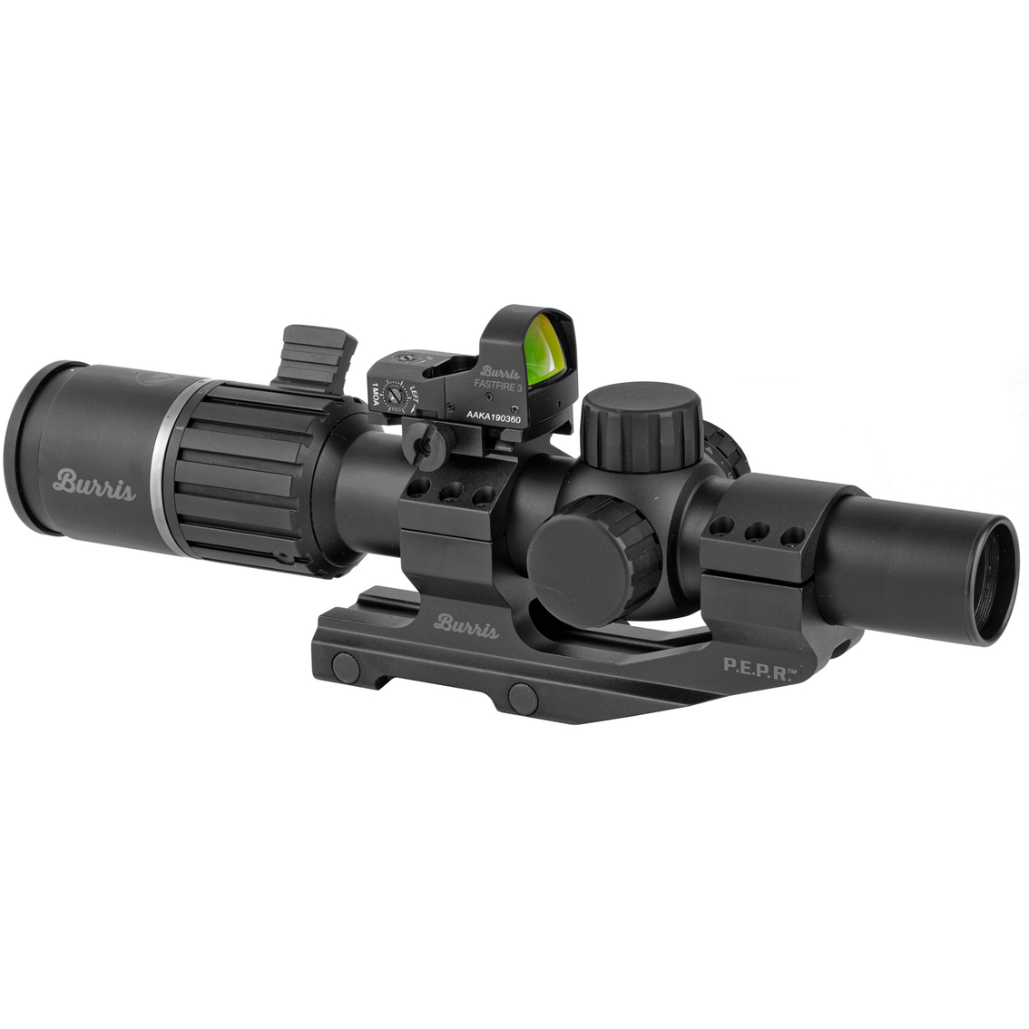 Burris RT6 Rifle Scope 1-6x24mm with FastFire 3 Red Dot Sight & Mount - Image 2 of 4