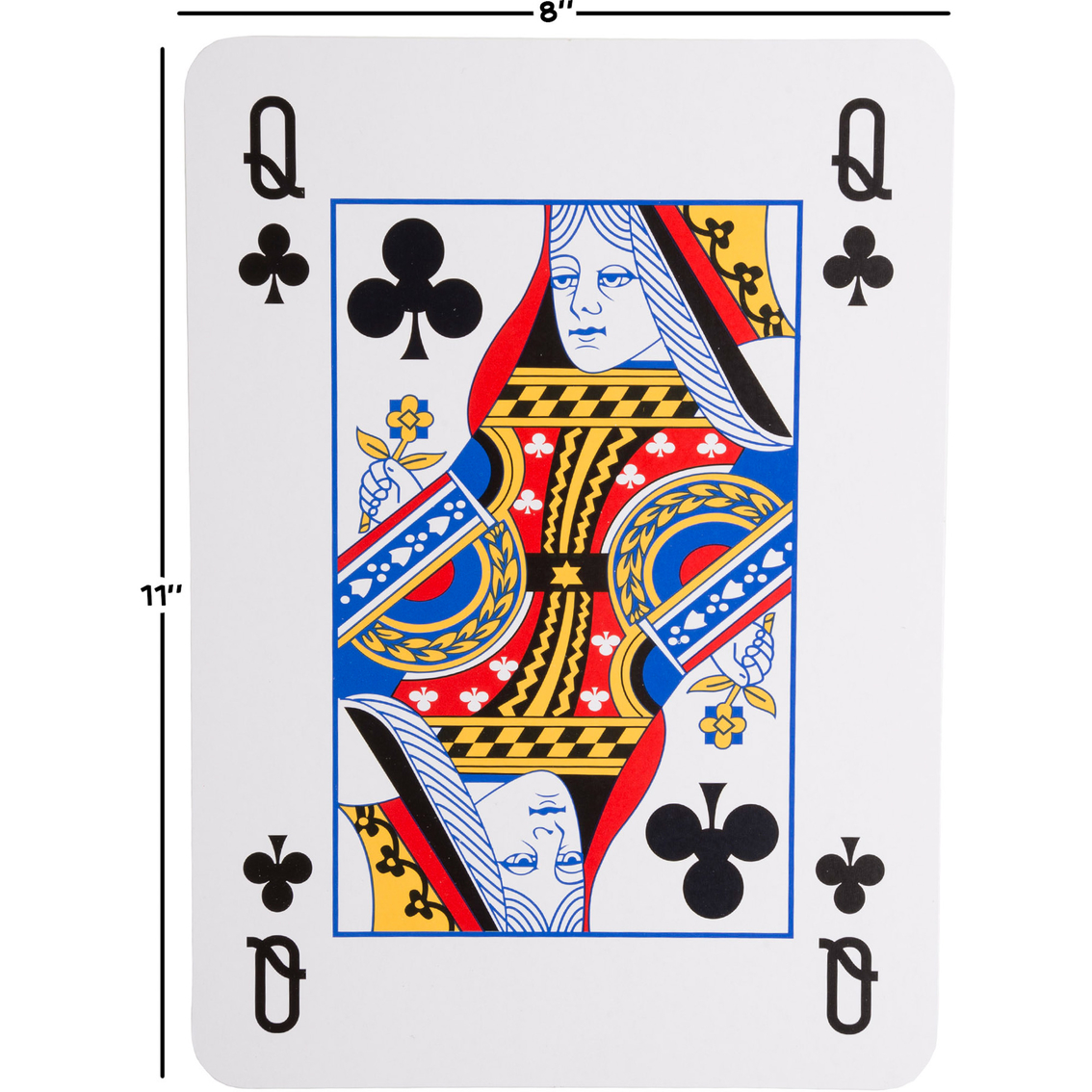 Hey! Play! 8 x 11 in. Jumbo Playing Cards - Image 8 of 8