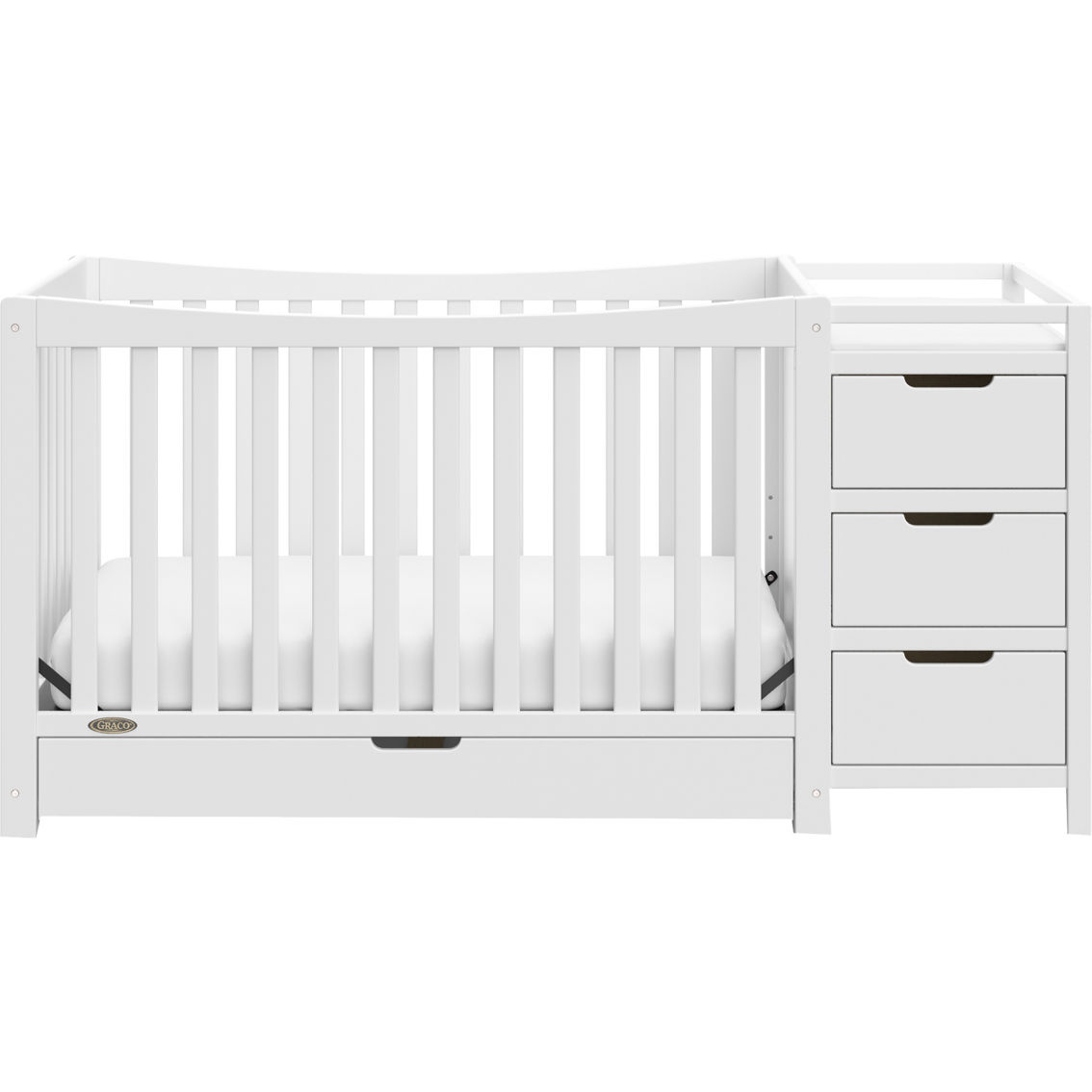 Graco Remi 4 in 1 Convertible Crib and Changer - Image 2 of 8