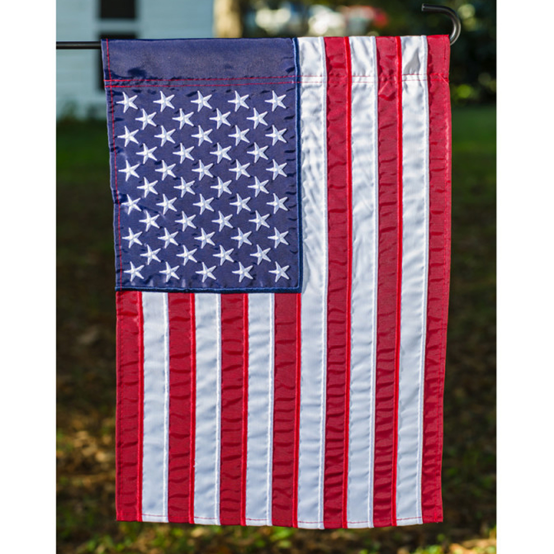 Evergreen American Flag Garden Applique Flag - Image 4 of 4