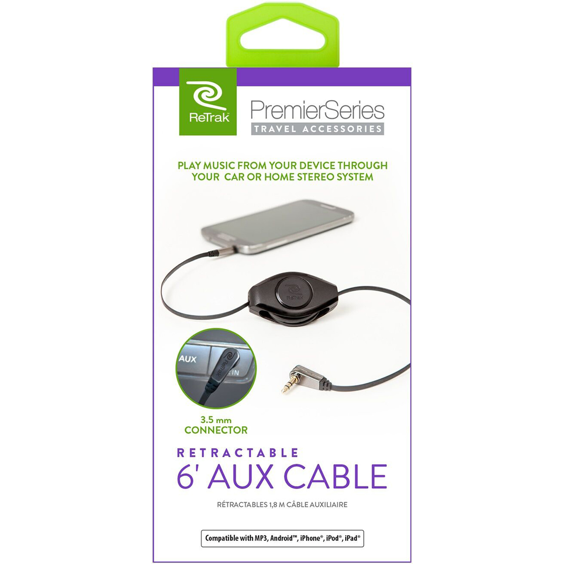 Câble auxiliaire 3.5 mm 6