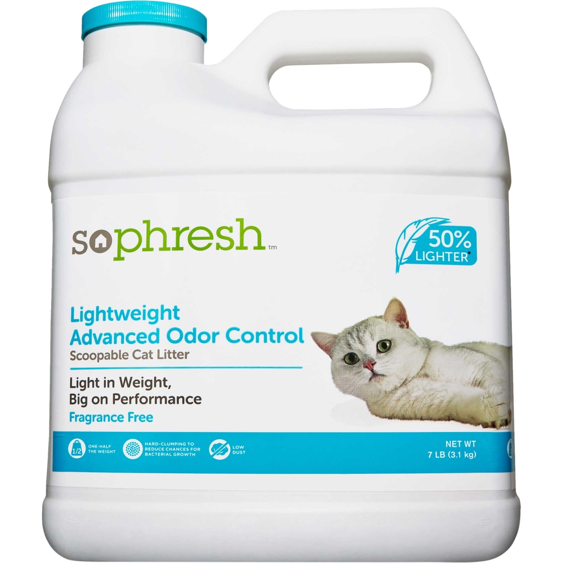 So Phresh Lightweight Odor Control Cat Litter, 7 Lbs. Litter & Waste