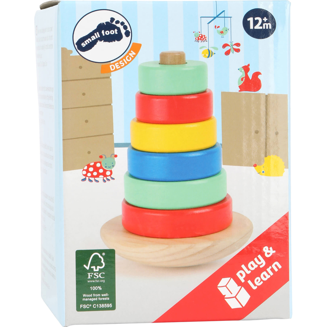 Small Foot Wooden Toys Game Of Skill Stacking Tower Move It! Playset - Image 3 of 3