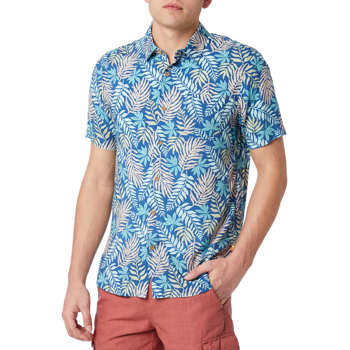 Unionbay Poolside Rayon Button Up Shirt | Casual | Clothing ...